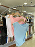 Short-Sleeve One-Shoulder Plain Ruched Cropped Tops